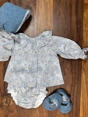 Blusa sarga estampado cachemira